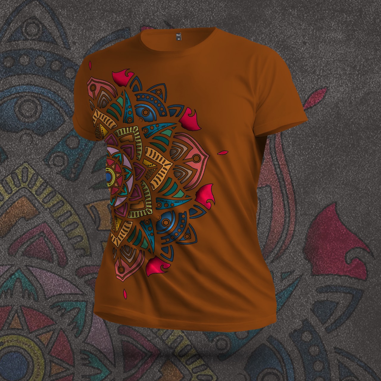 Aurora Mandala Edition Crew Neck T-Shirt - Image 22
