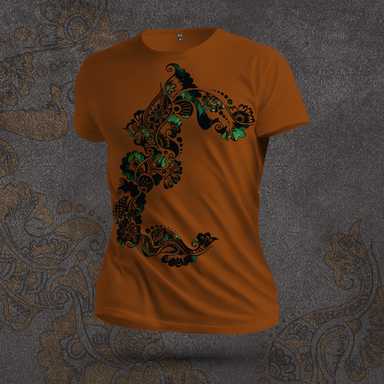 Inkleaf Art Unisex Crew Neck T-Shirt - Image 21