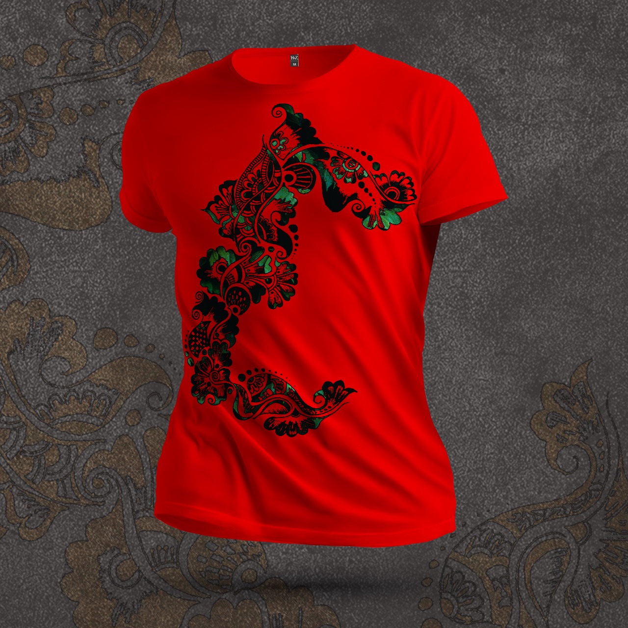 Inkleaf Art Unisex Crew Neck T-Shirt - Image 15