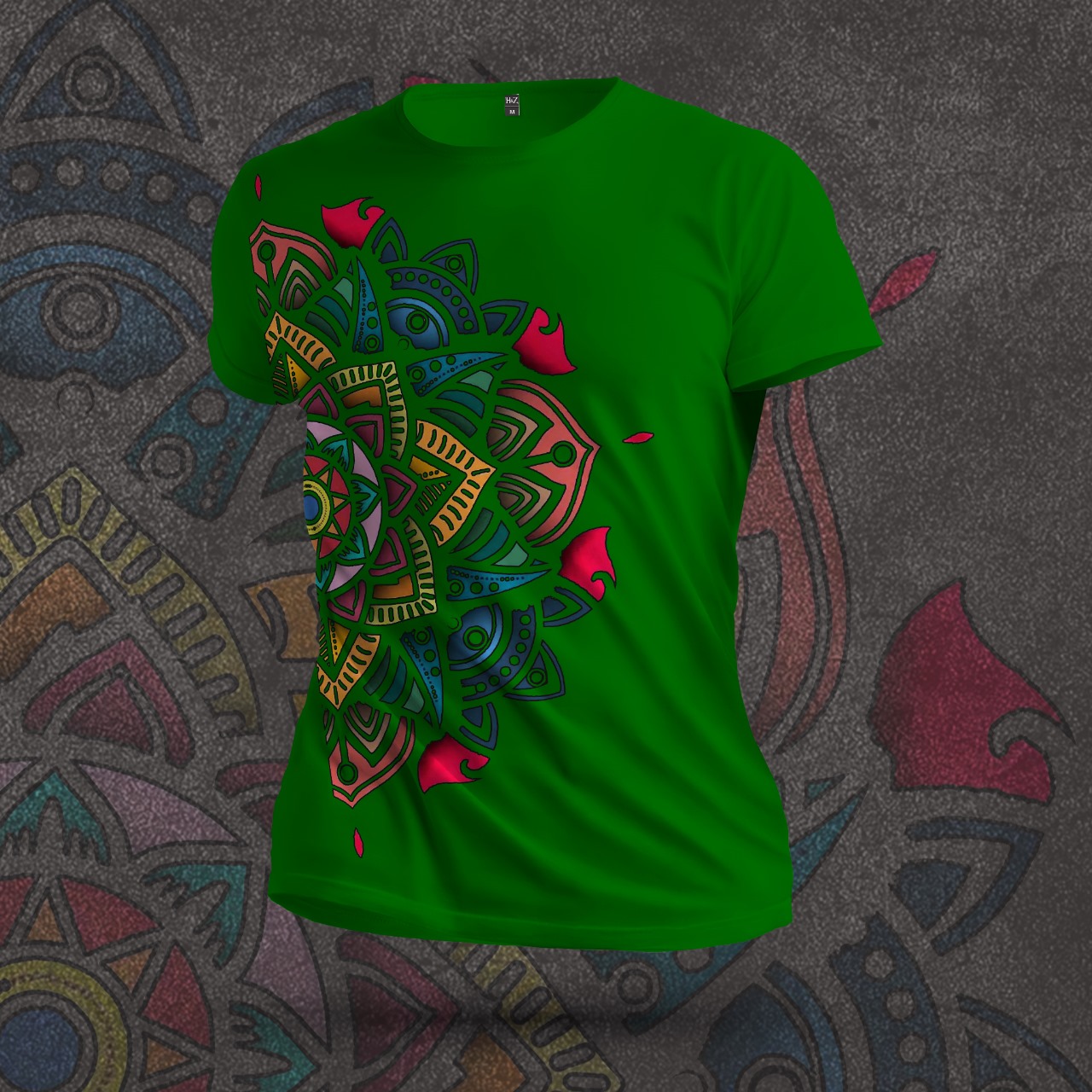 Aurora Mandala Edition Crew Neck T-Shirt - Image 33