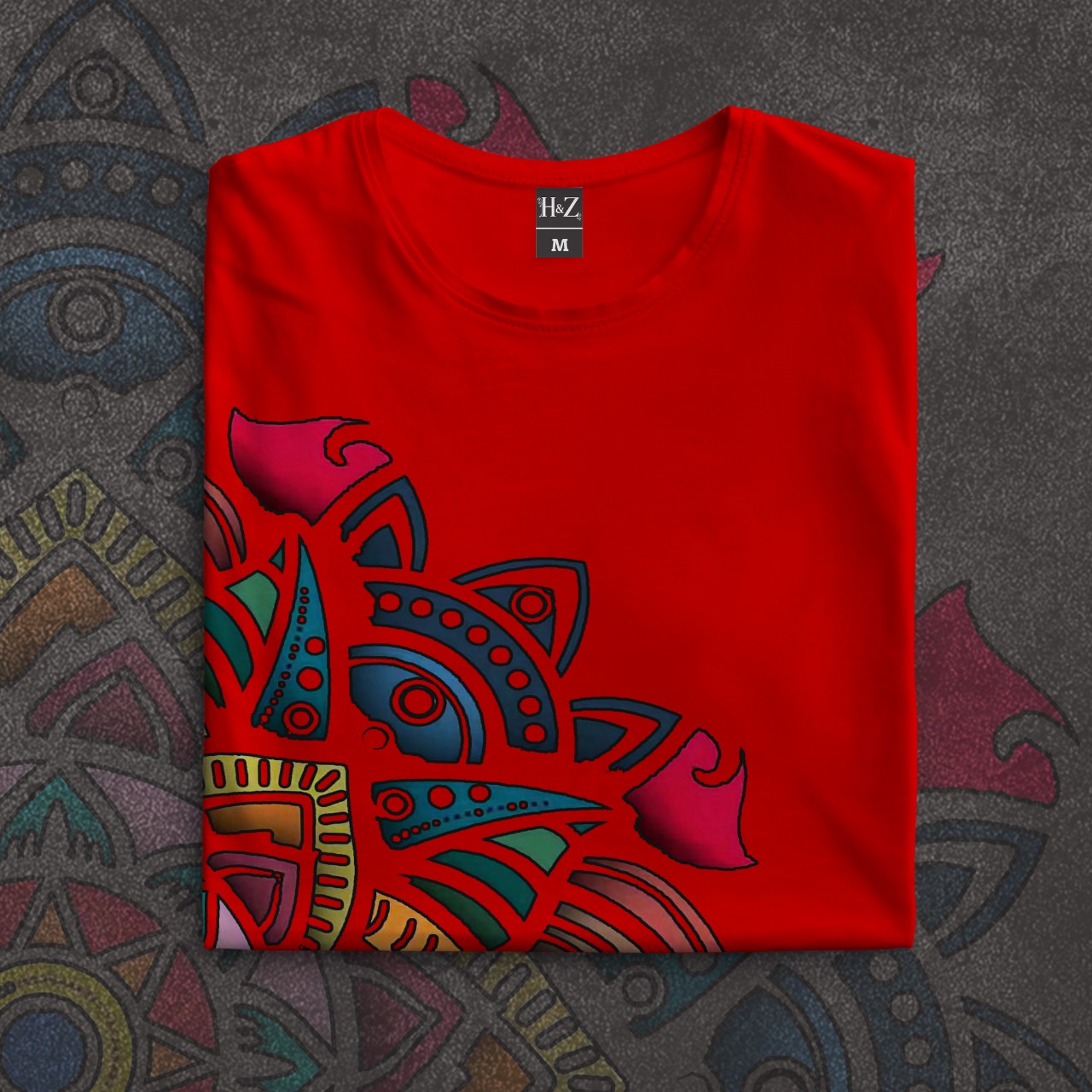 Aurora Mandala Edition Crew Neck T-Shirt - Image 42