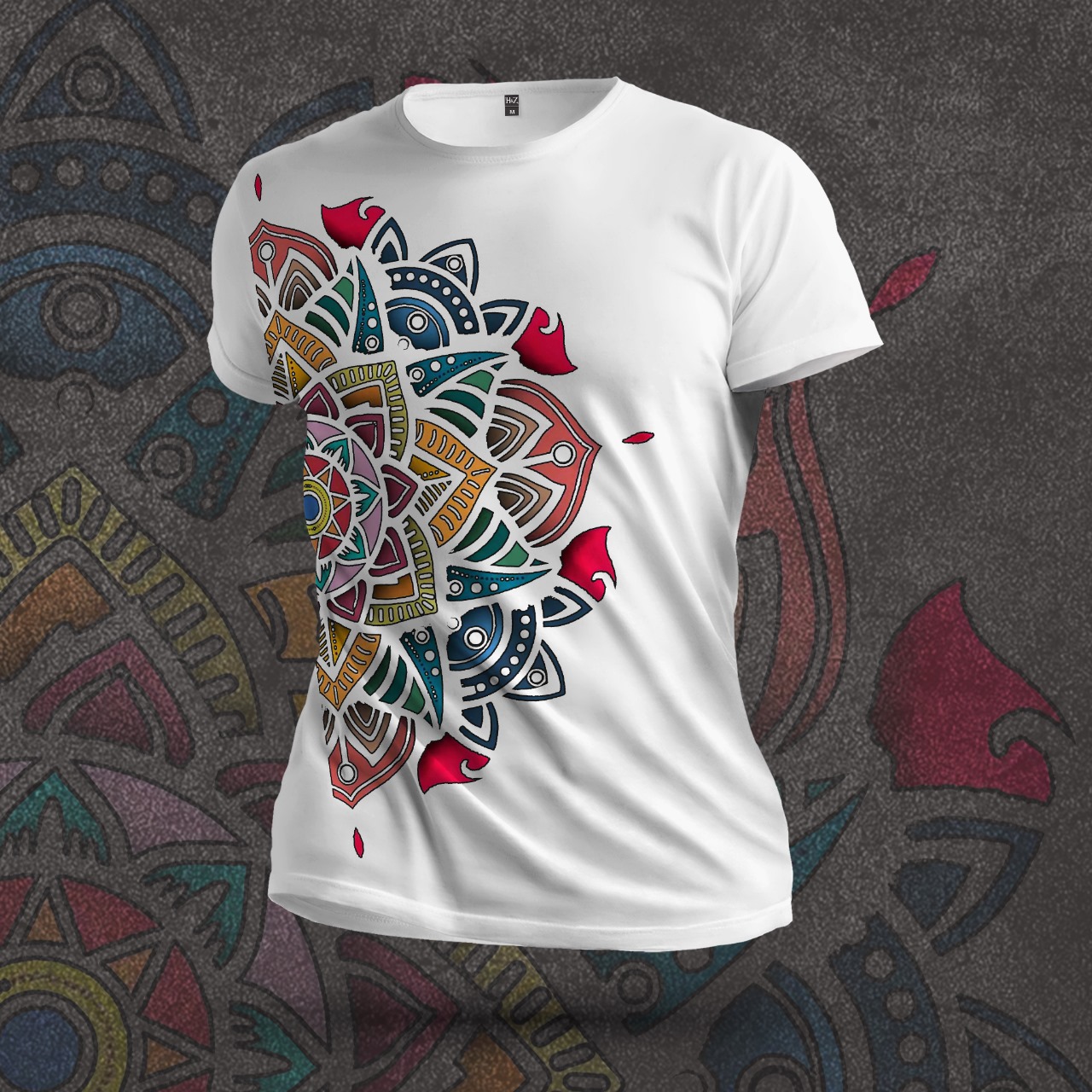 Aurora Mandala Edition Crew Neck T-Shirt - Image 3