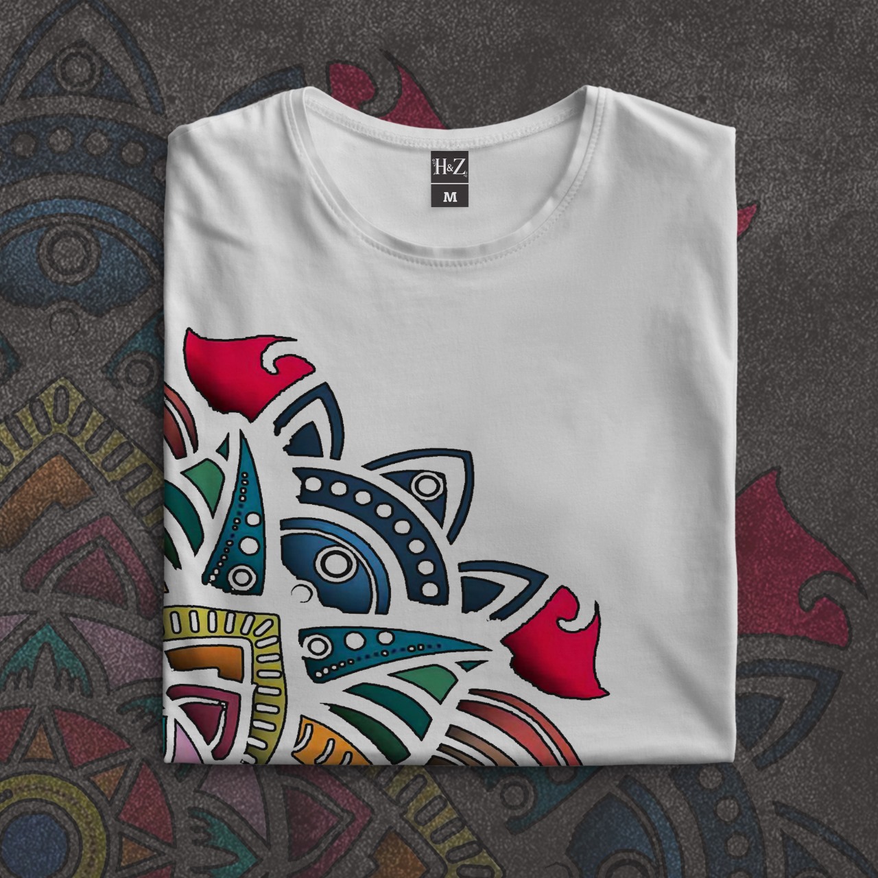 Aurora Mandala Edition Crew Neck T-Shirt - Image 6