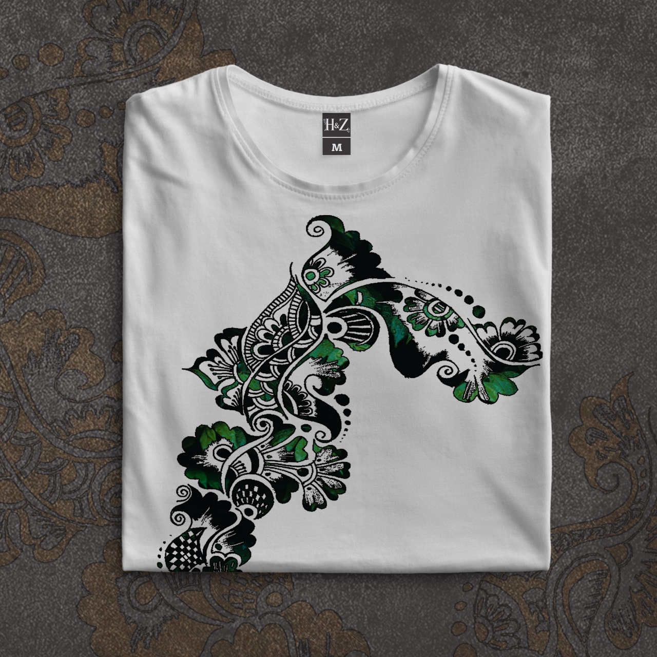 Inkleaf Art Unisex Crew Neck T-Shirt - Image 5