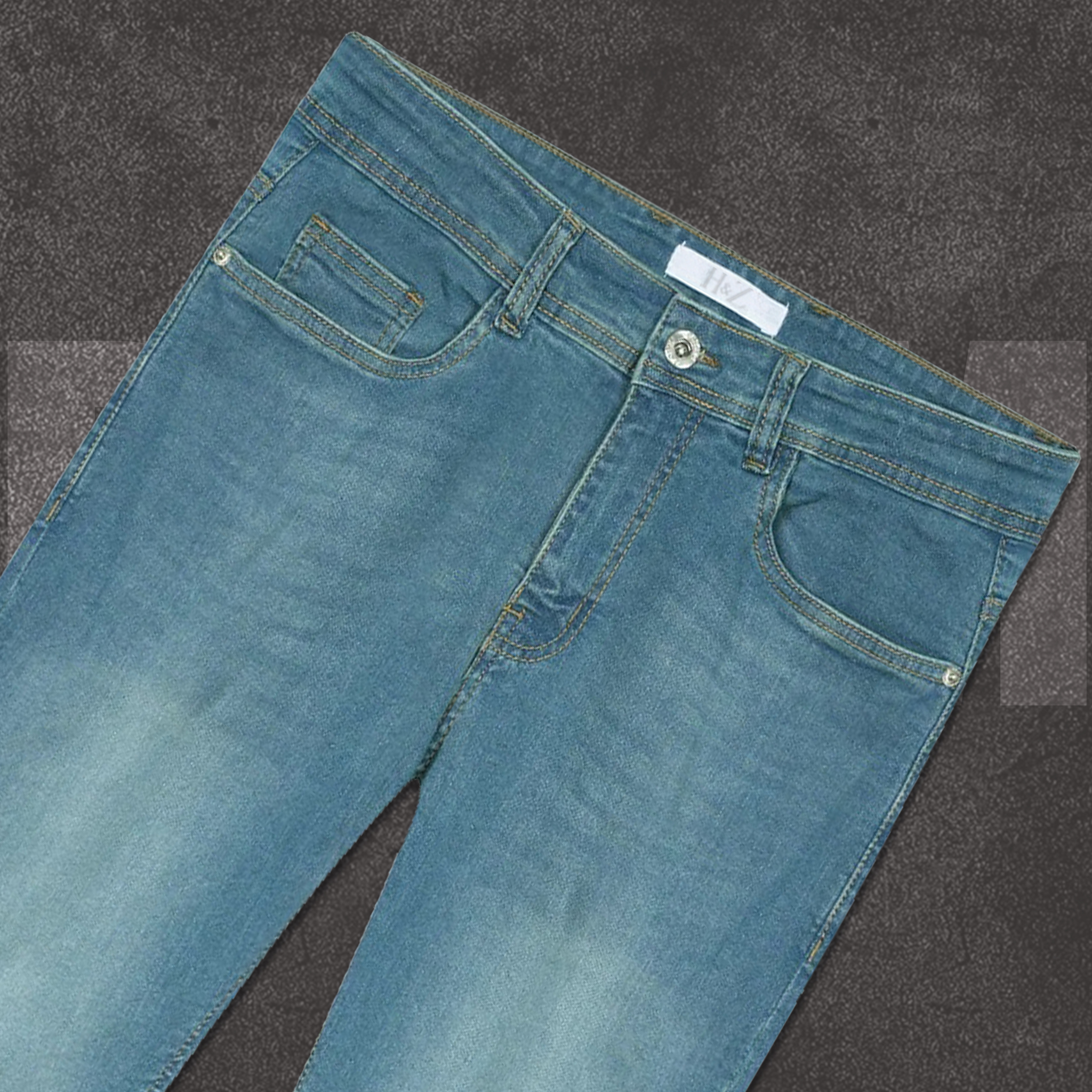 Blue Slim Fit Denim Jeans for Men & Women