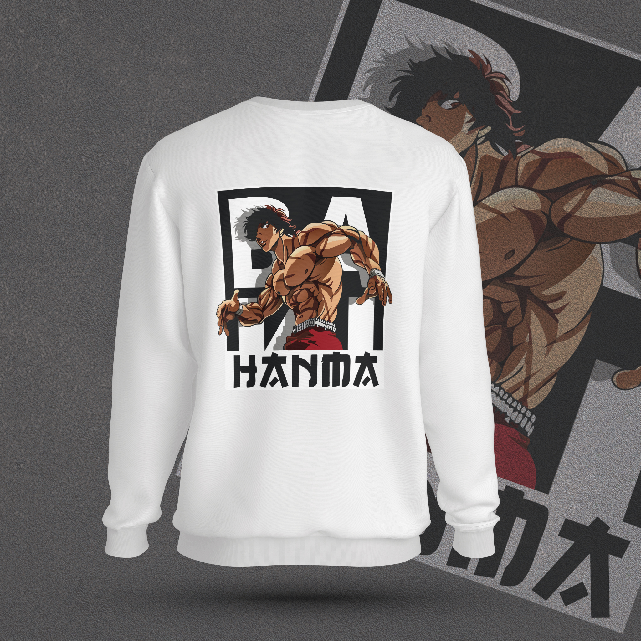 SweatShirt-Baki Hanma 6