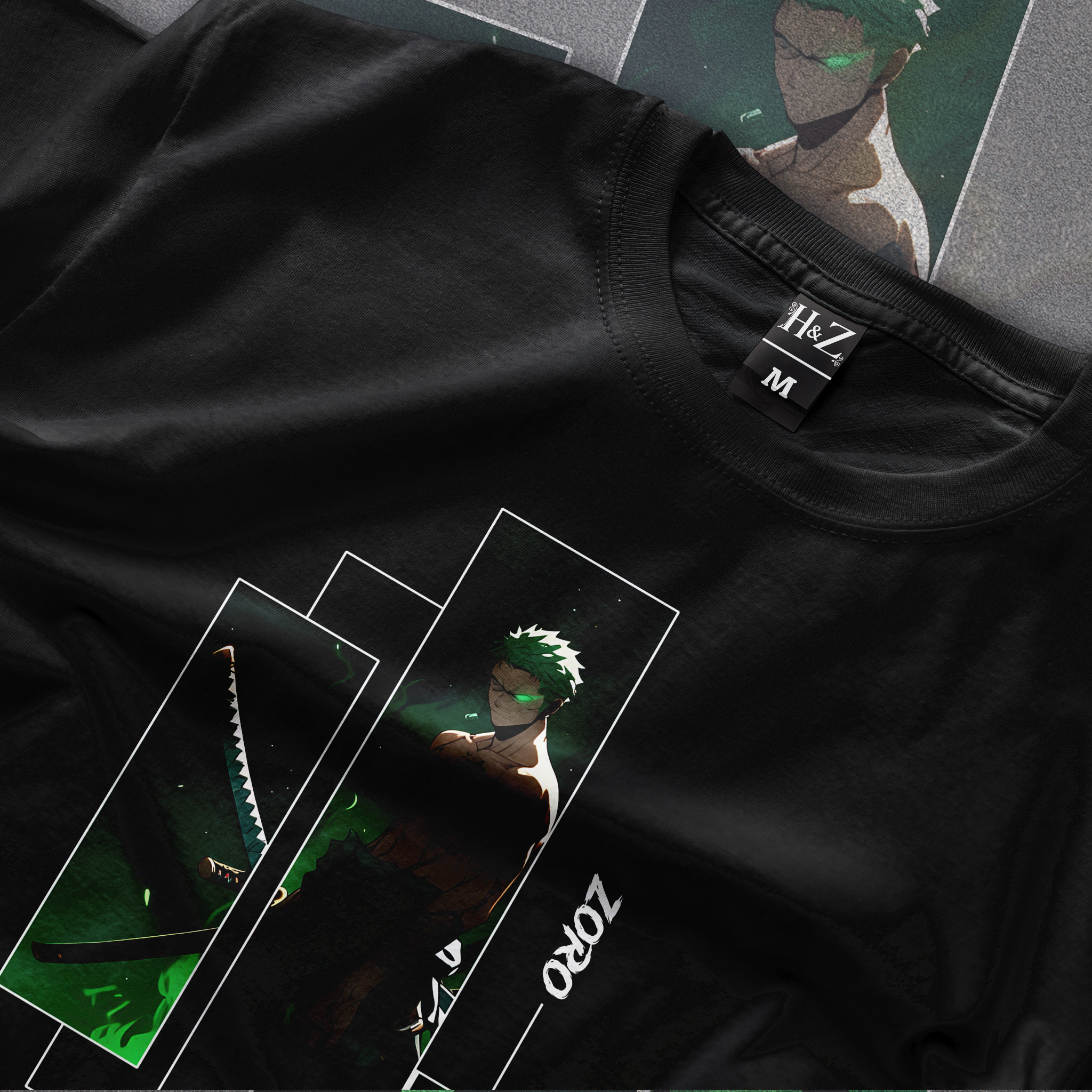 Roronoa Zoro Unisex Crew Neck T-Shirt - Image 2