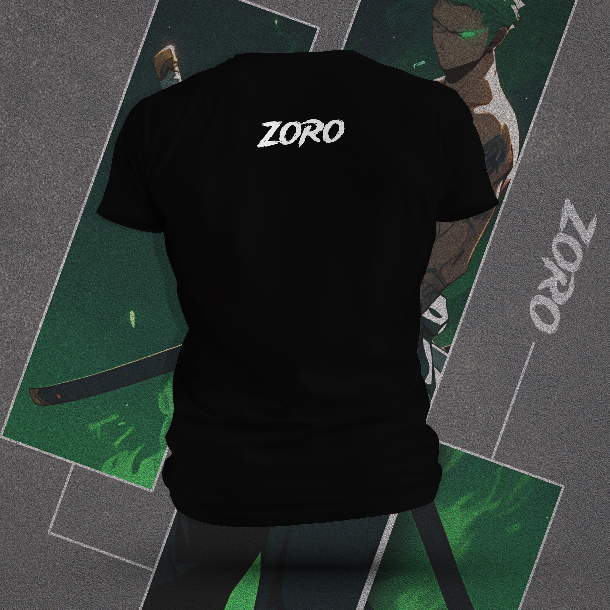 Roronoa Zoro Unisex Crew Neck T-Shirt - Image 6